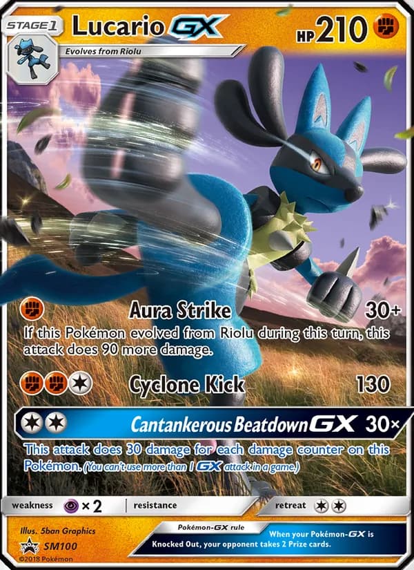 Lucario GX card image