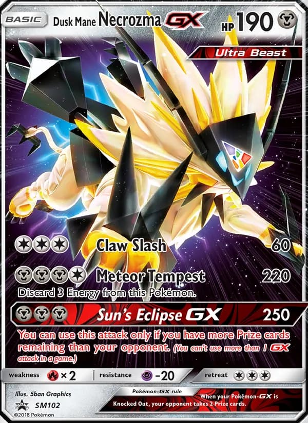 Dusk Mane Necrozma GX card image