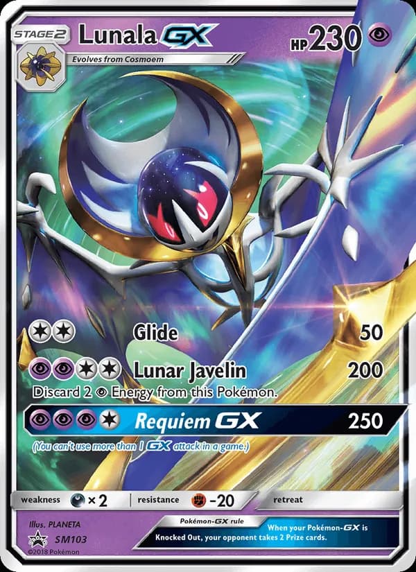 Lunala GX card image