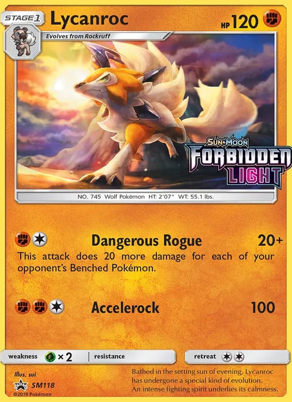 Lycanroc card image