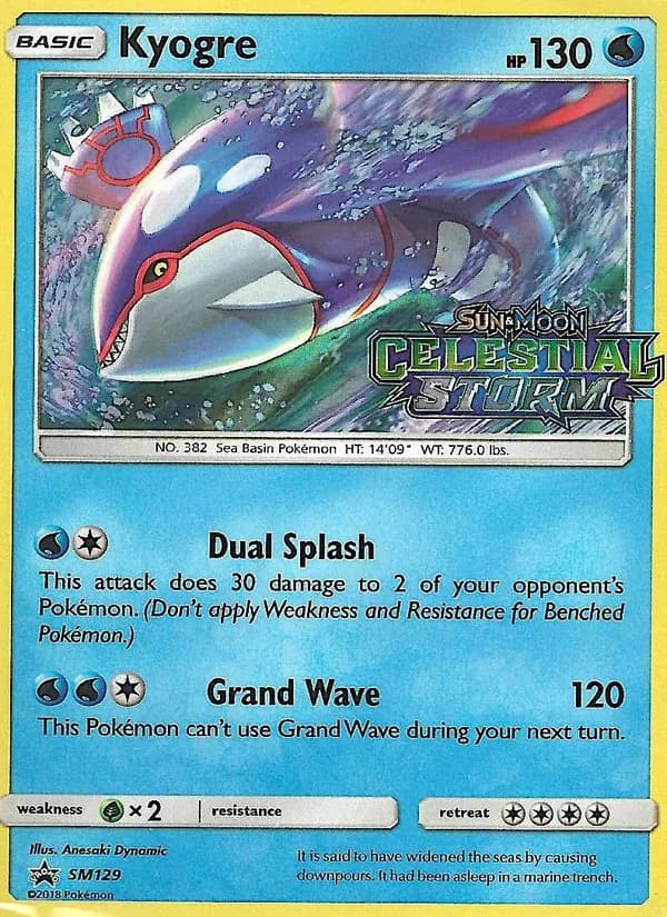 Kyogre card image