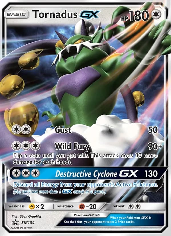 Tornadus GX card image