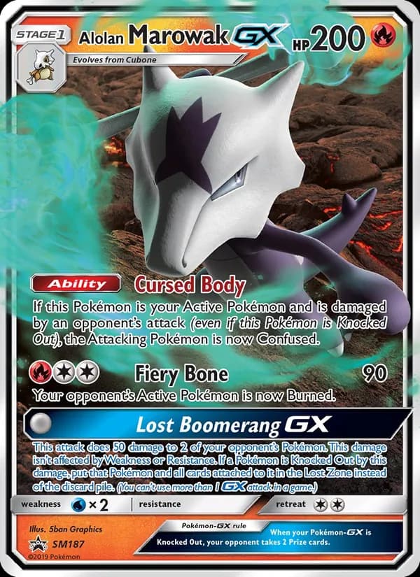 Alolan Marowak GX card image
