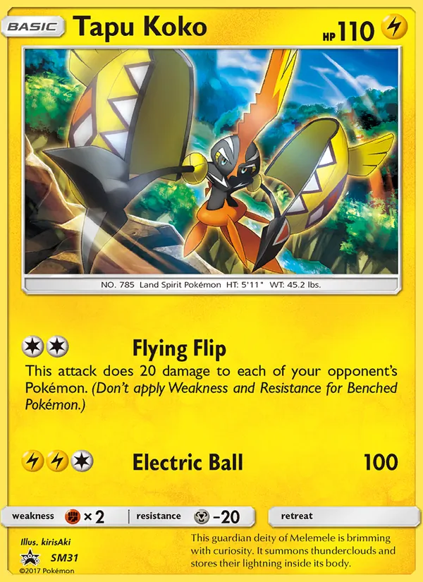 Tapu Koko card image