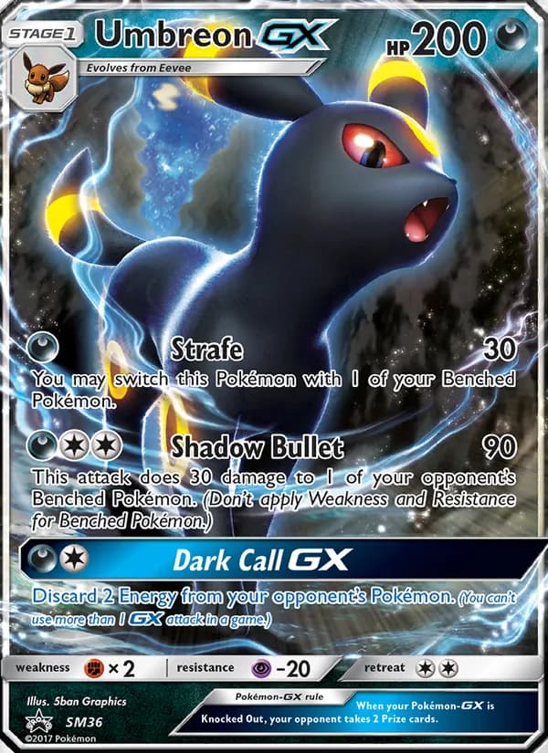 Umbreon GX card image