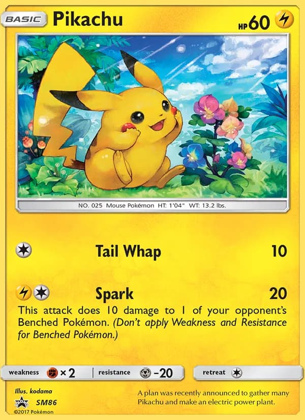 Pikachu card image