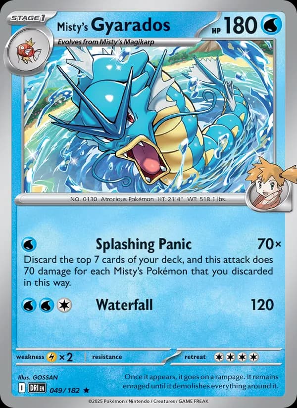 Misty's Gyarados card image