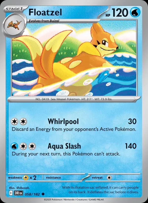 Floatzel card image