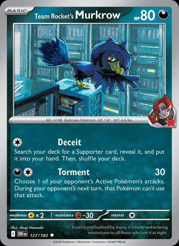 Team Rocket's Murkrow card image