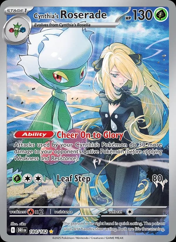 Cynthia's Roserade card image