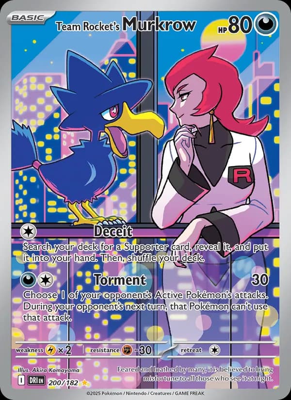 Team Rocket's Murkrow card image