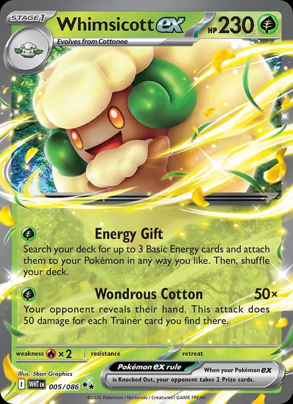 Whimsicott ex card image