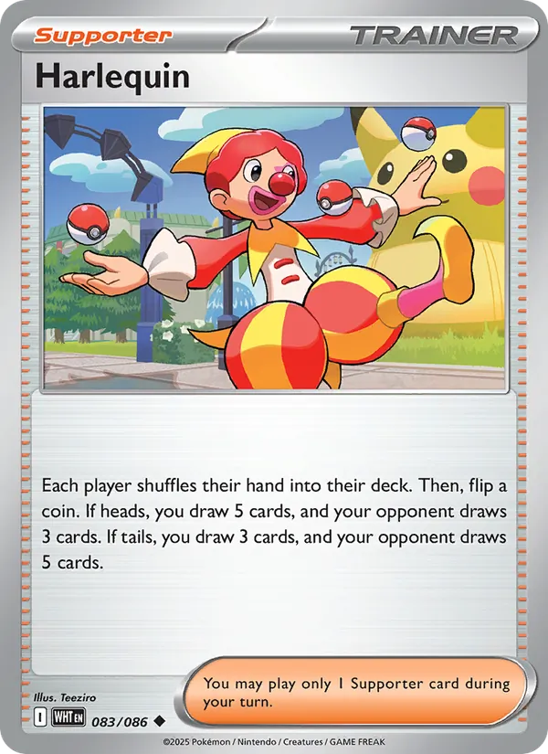Harlequin card image