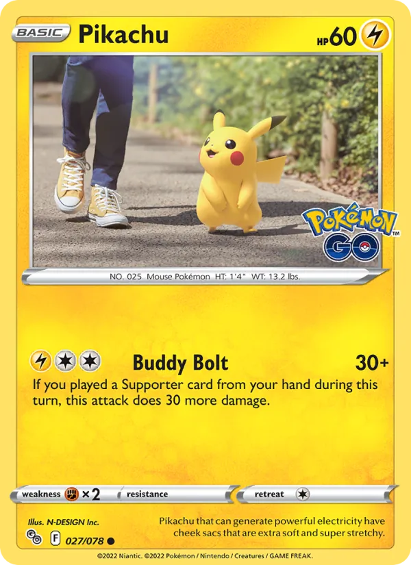Pikachu card image