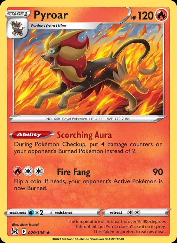 Pyroar card image