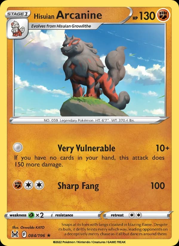 Hisuian Arcanine card image