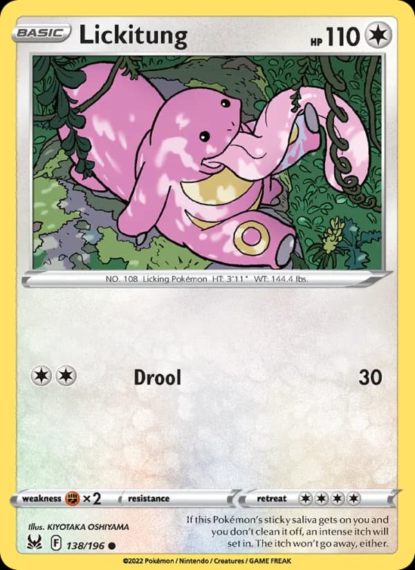 Lickitung card image