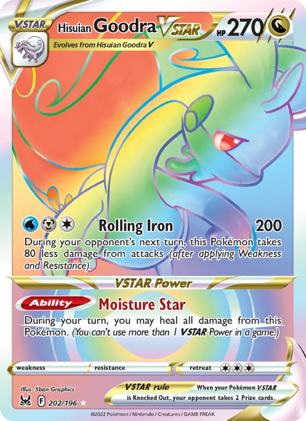 Hisuian Goodra VSTAR card image