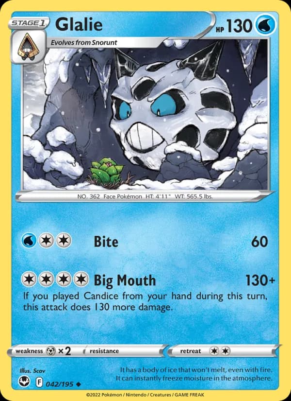 Glalie card image