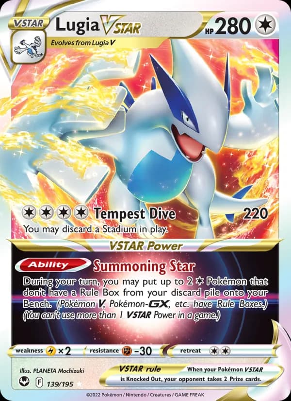 Lugia VSTAR card image