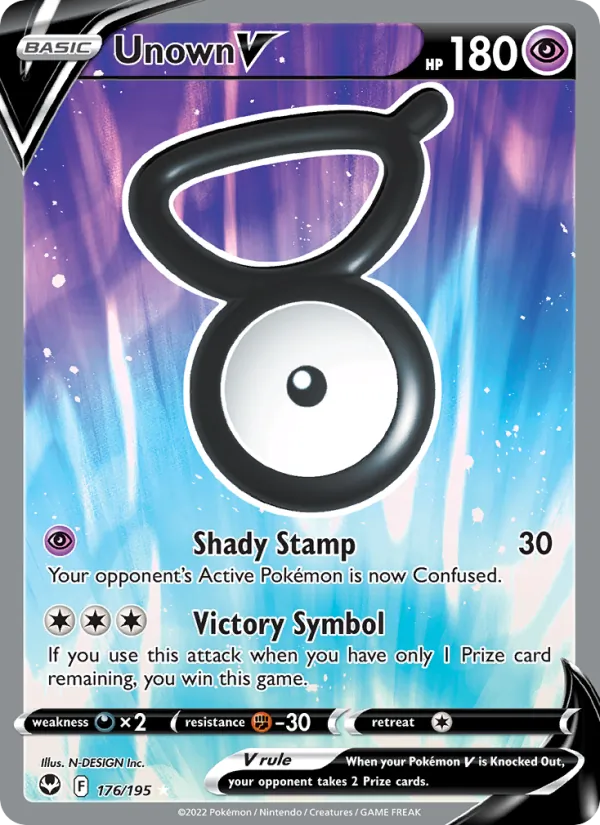 Unown V card image