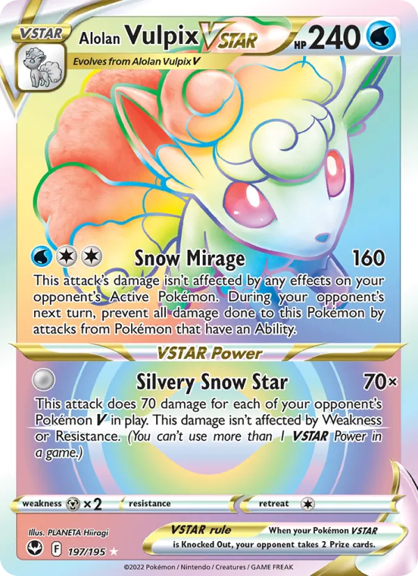 Alolan Vulpix VSTAR card image