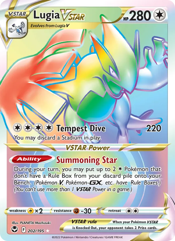 Lugia VSTAR card image