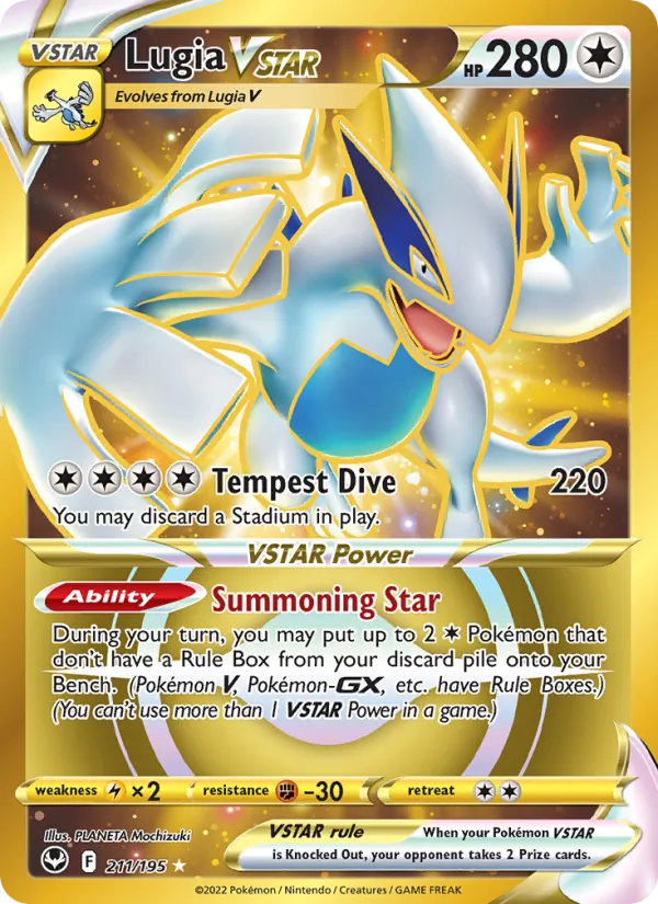 Lugia VSTAR card image