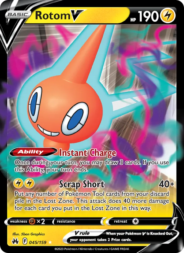 Rotom V card image
