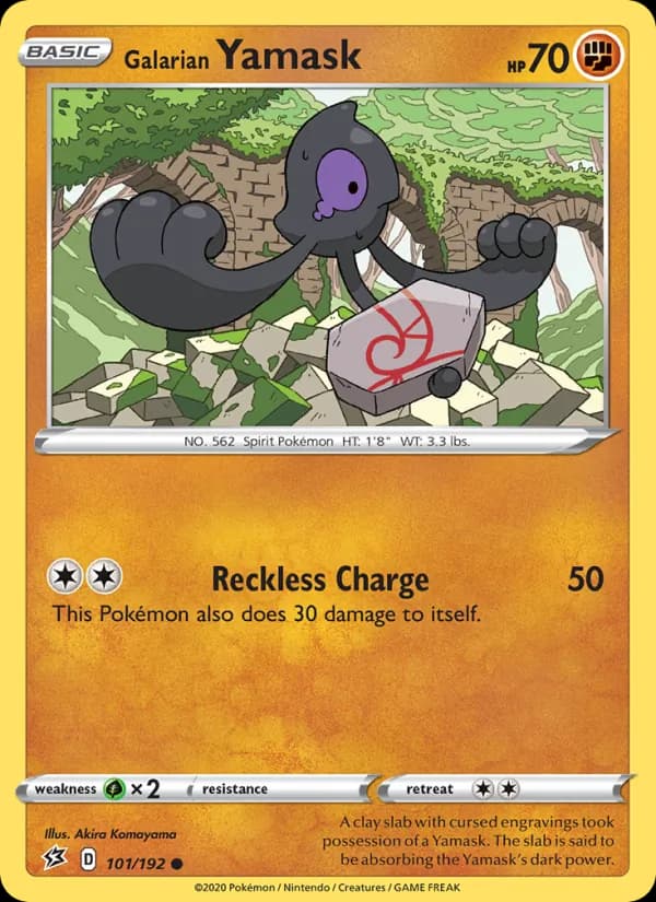 Galarian Yamask card image