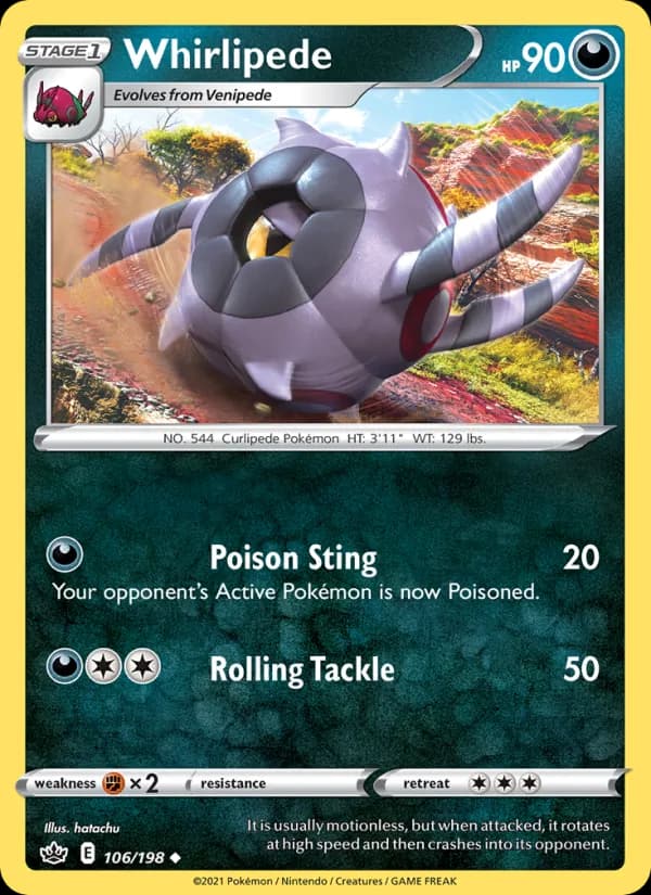 Whirlipede card image