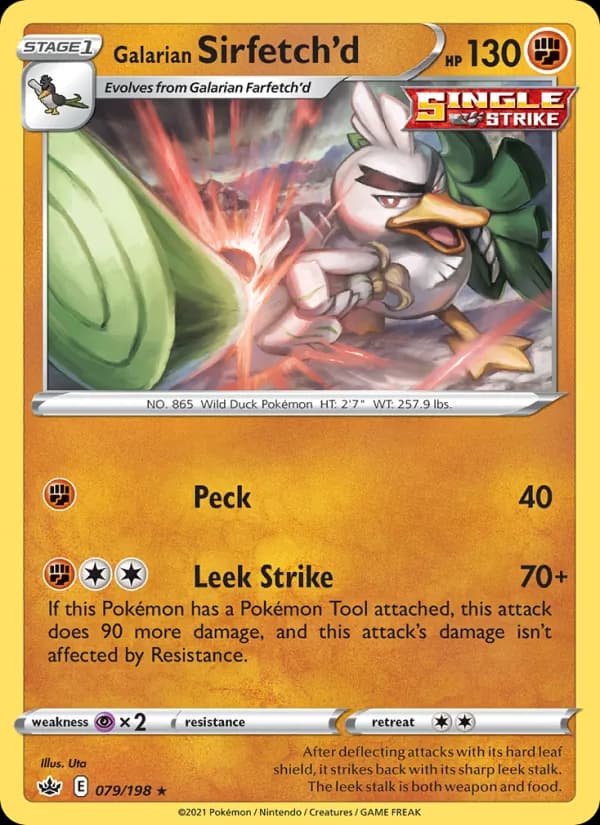 Galarian Sirfetch'd card image