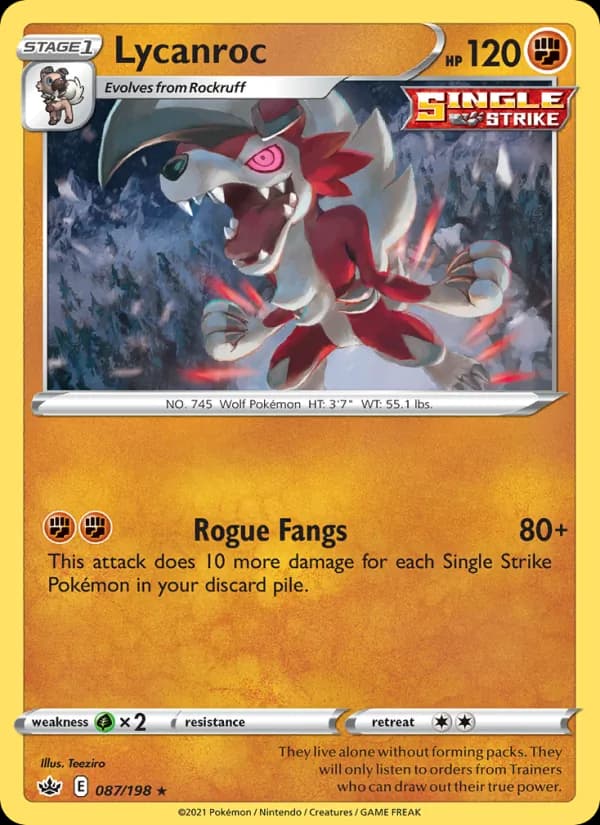 Lycanroc card image