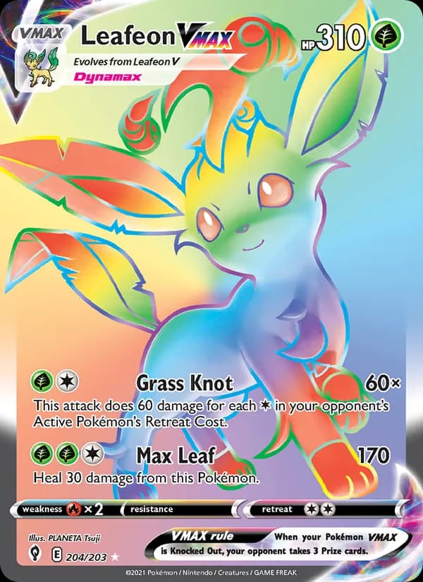 Leafeon VMAX card image