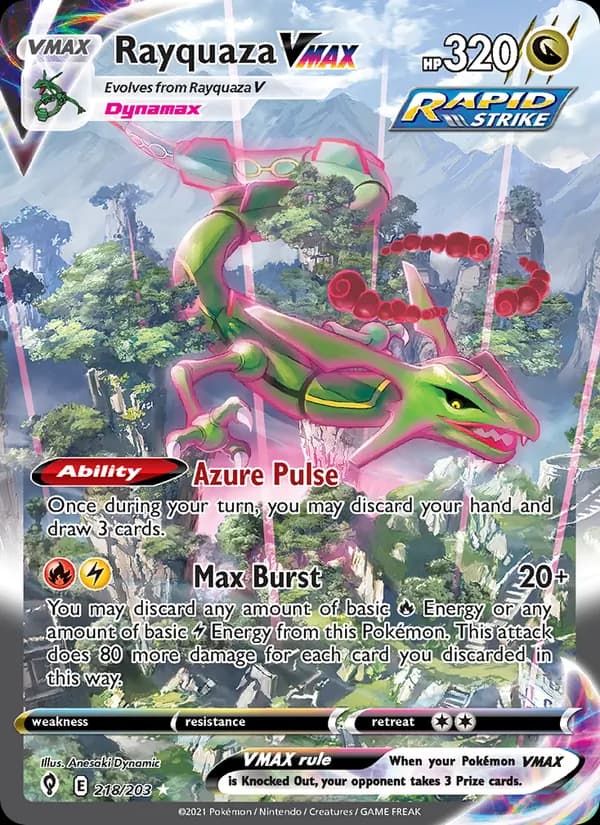 Rayquaza VMAX card image