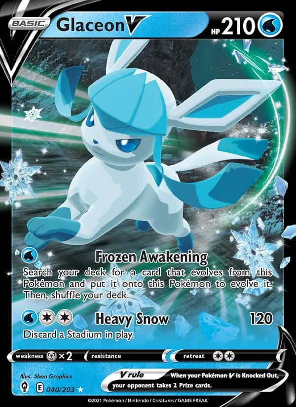 Glaceon V card image