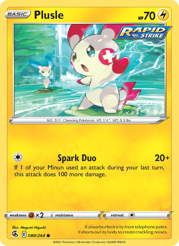 Plusle card image