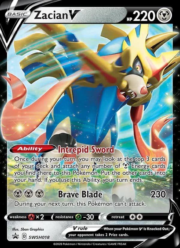 Zacian V card image