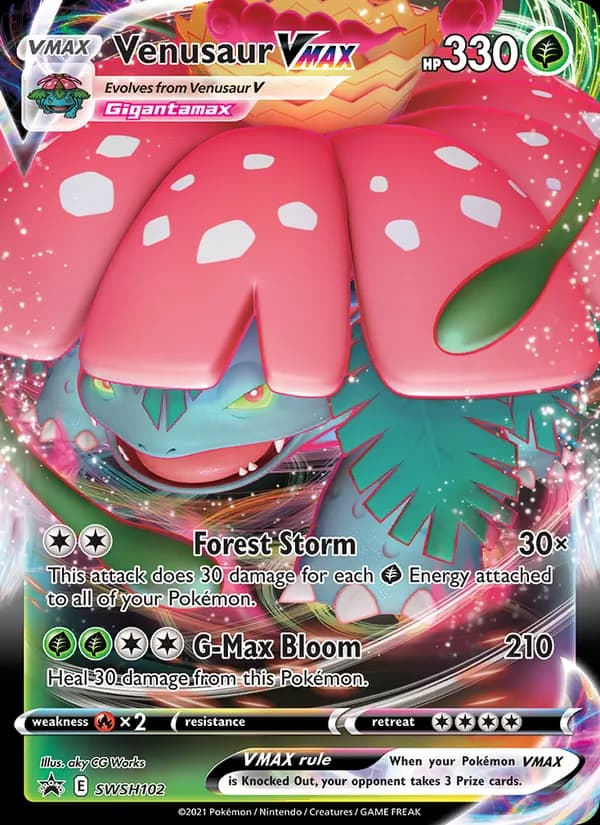 Venusaur VMAX card image