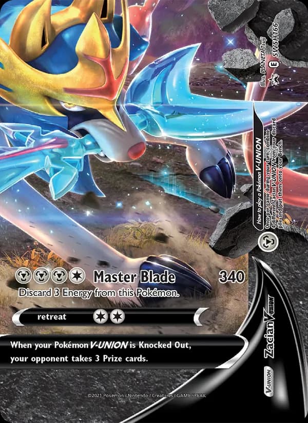 Zacian V-UNION card image