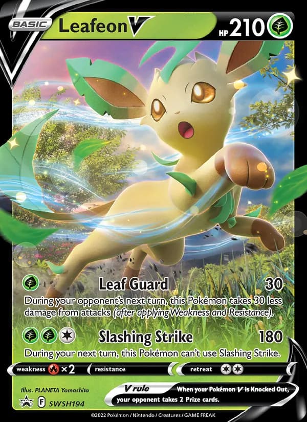 Leafeon V card image