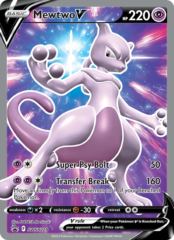 Mewtwo V card image