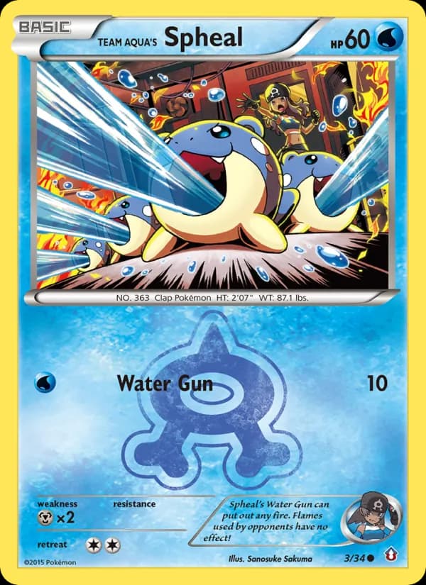 Team Aqua's Spheal card image
