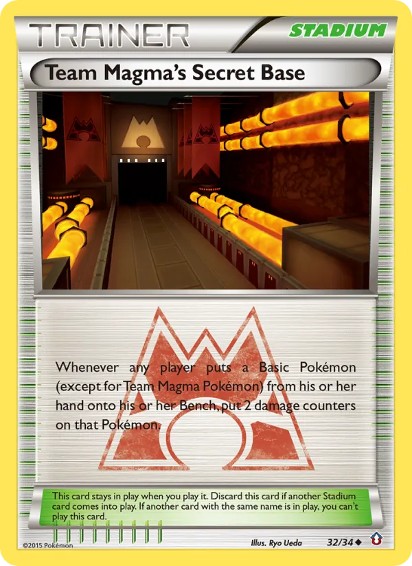 Team Magma's Secret Base card image