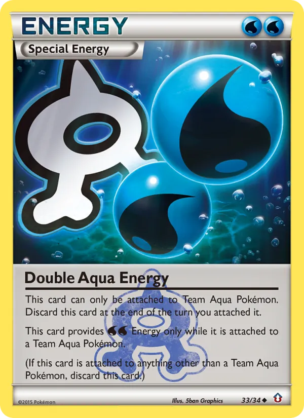 Double Aqua Energy card image