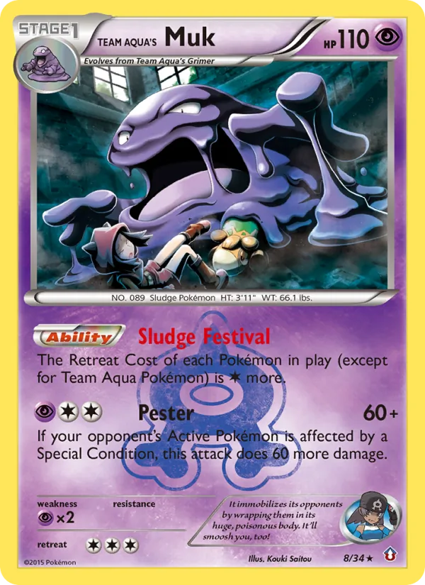 Team Aqua's Muk card image
