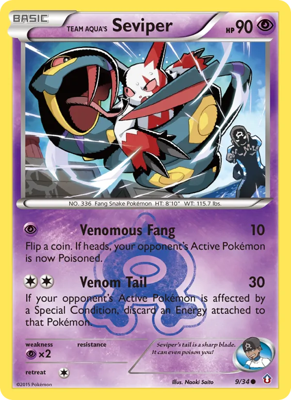 Team Aqua's Seviper card image