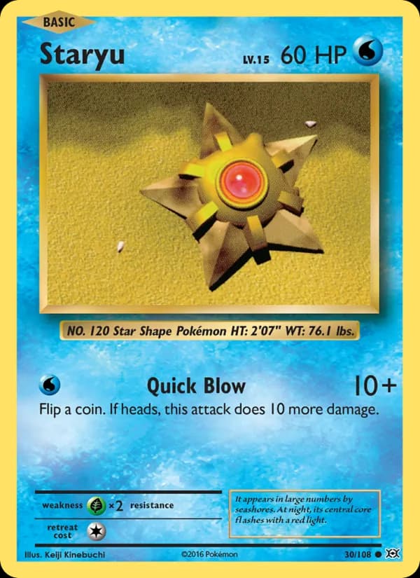 Staryu card image
