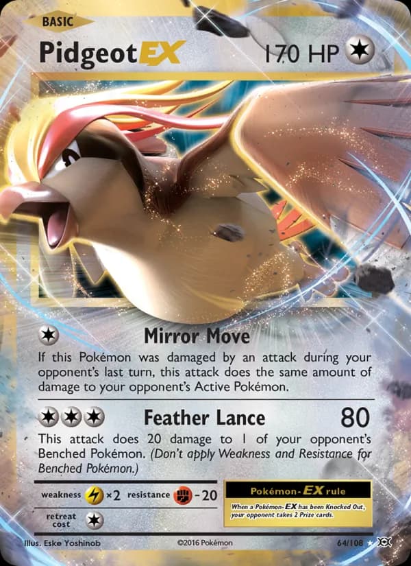 Pidgeot EX card image