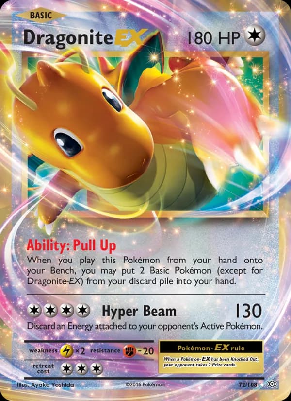Dragonite EX card image